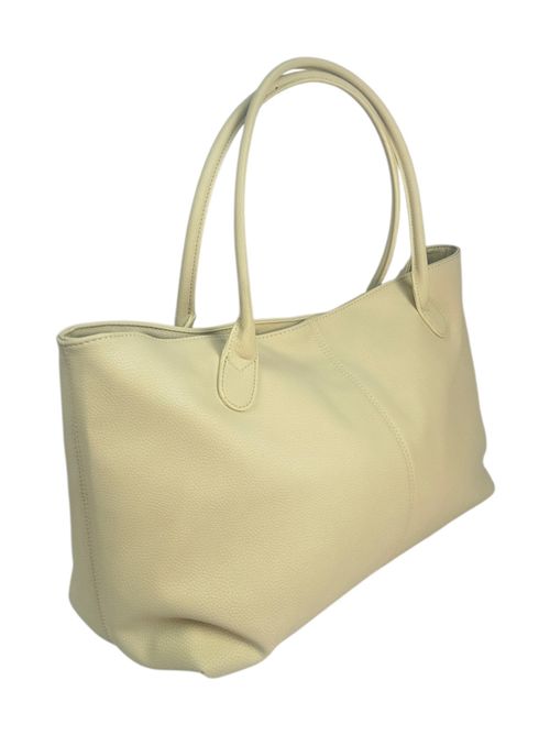 shopping donna in eco-pelle bianco Fez | 10141OFF WHITE